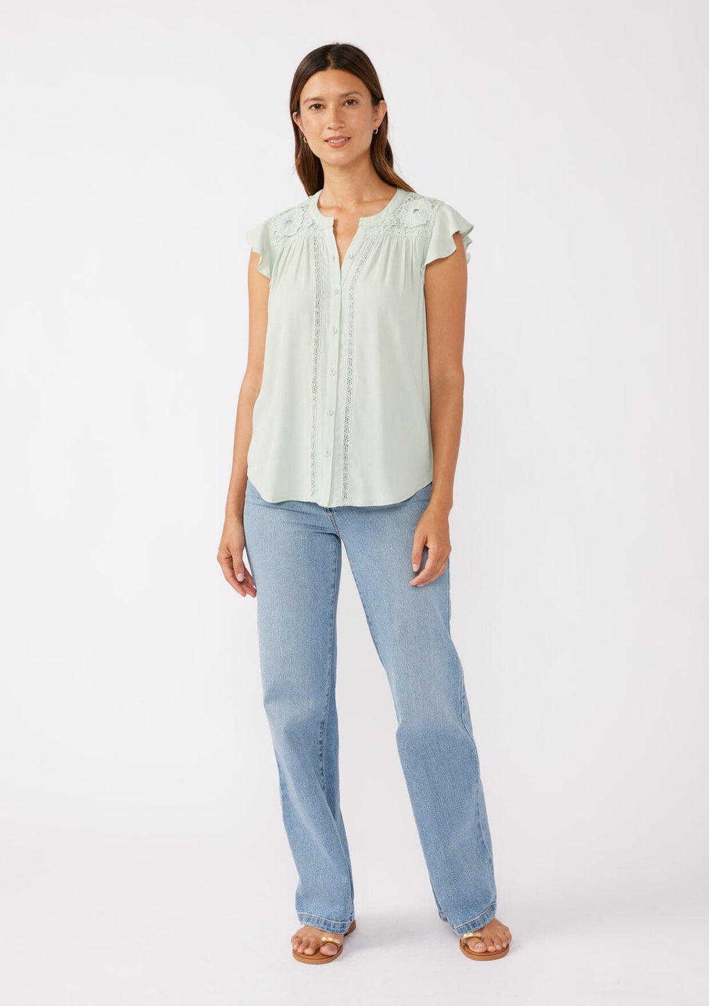 Sage Spirit Lace Top
