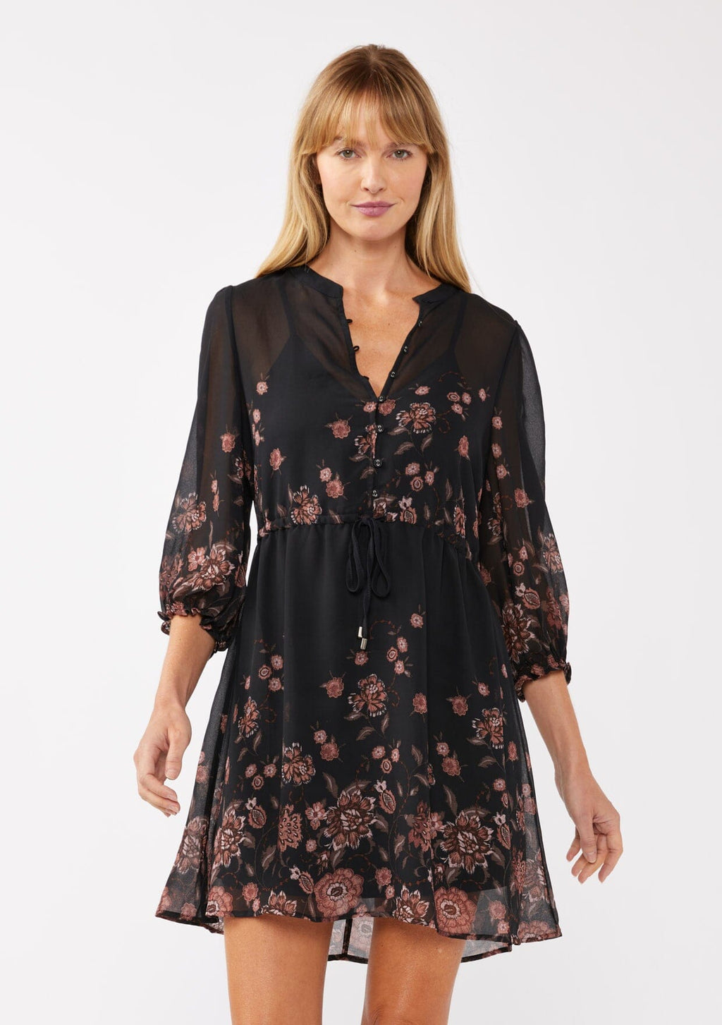 That Moment Floral Mini Dress