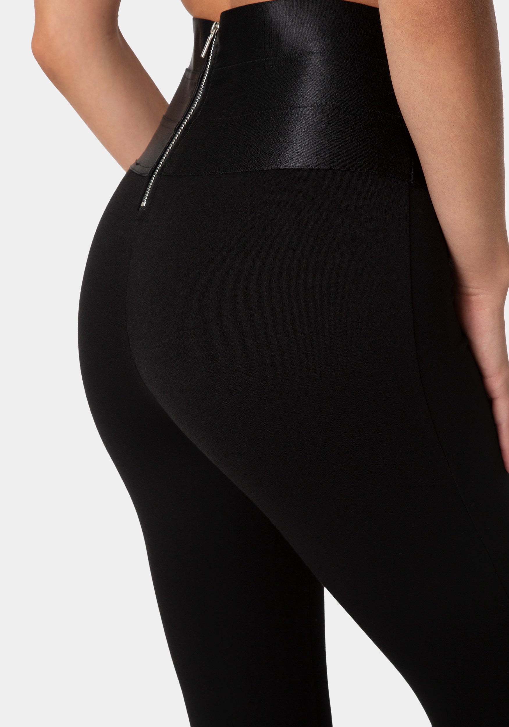 Satiny High Waist Leggings