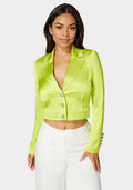 Tailored Satin Jacket