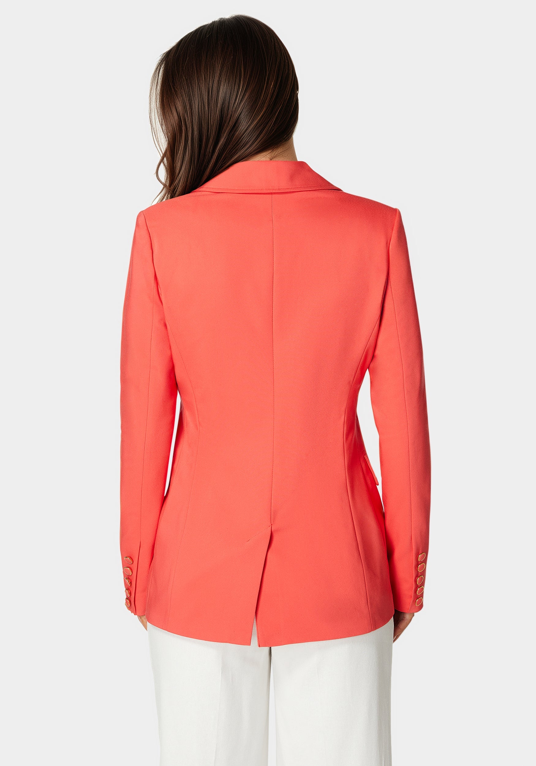 Double Breasted Strong Shoulder Jacket