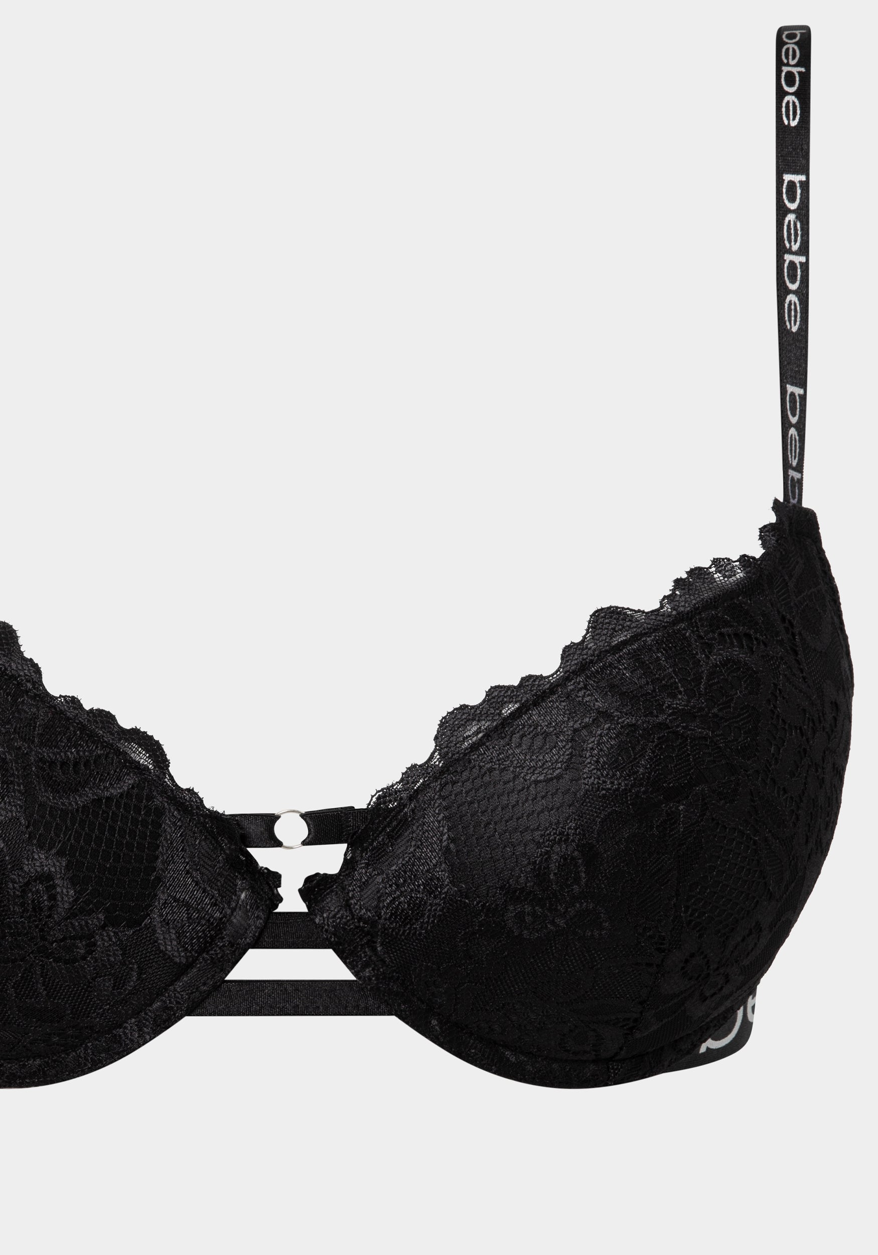 2Pack Push Up Padded Lace Plunge Bras