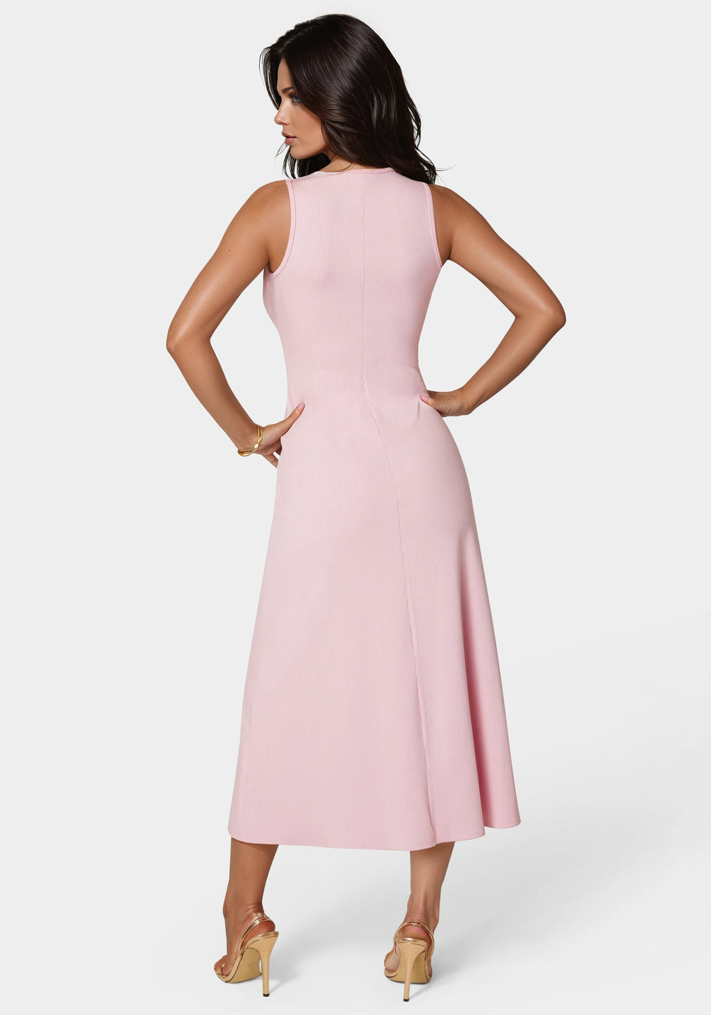 Rib A-Line Maxi Dress