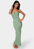 Drape Back Maxi Dress