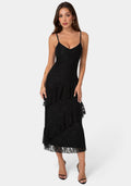 Lace Ruffle Maxi Dress