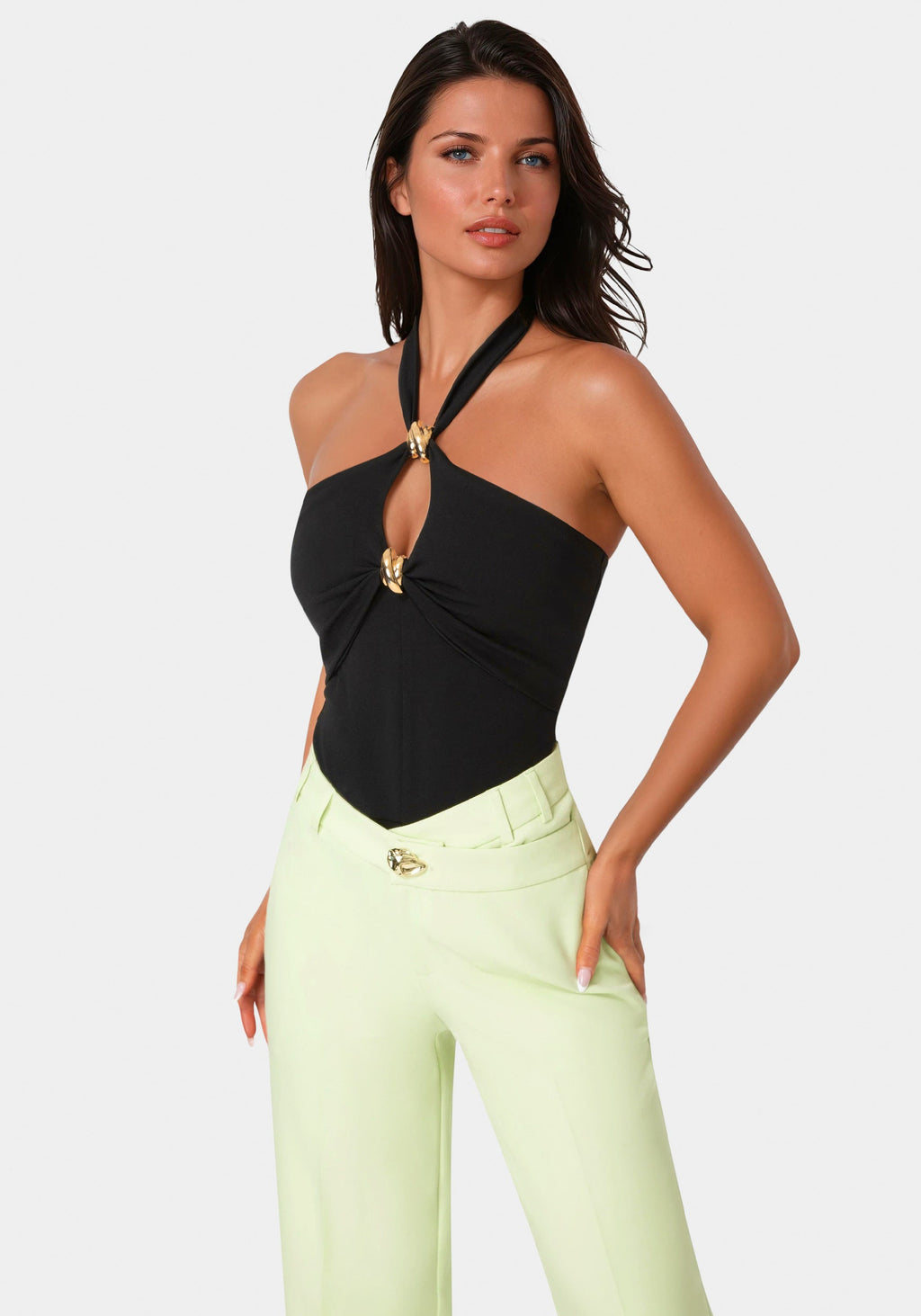 Halter Neck Bodysuit