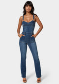 Denim Overall Jumpsuit
