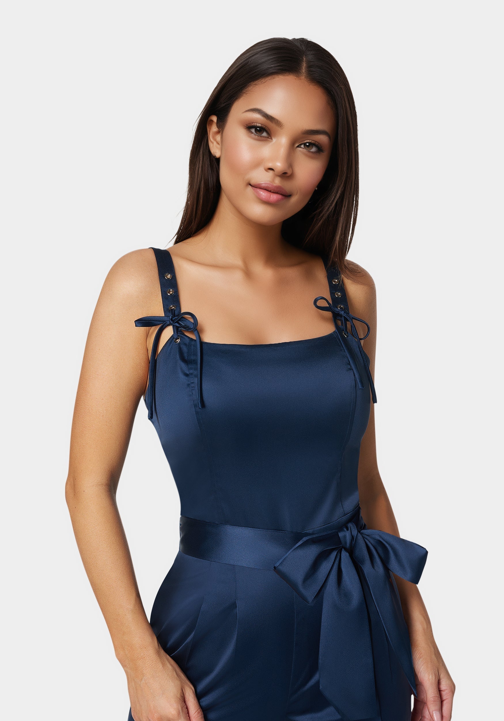 Luxe Satin Ultra Wide Leg Jumpsuit