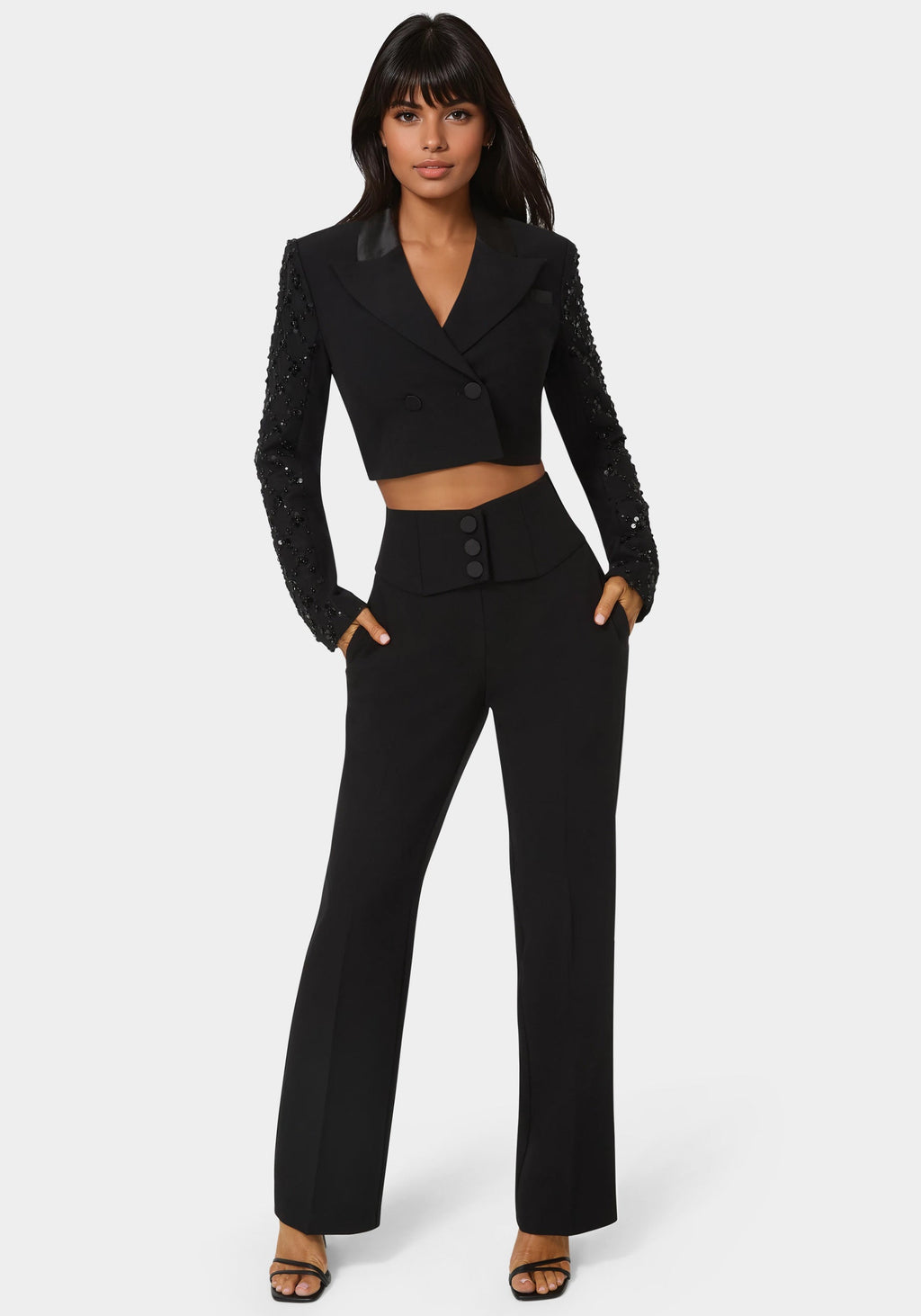 High Waist Straight Leg Pant