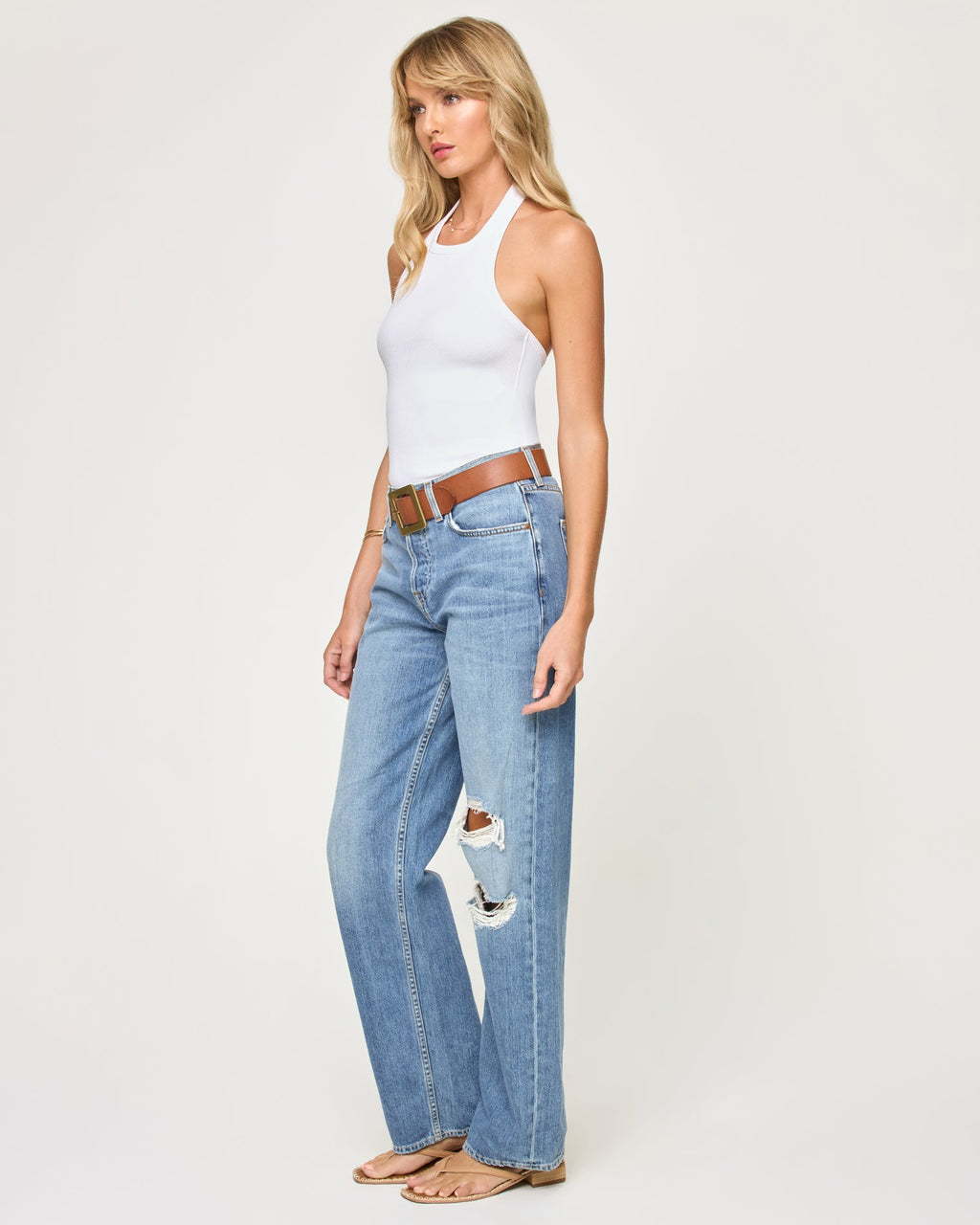 Alyx Halter Tank - White