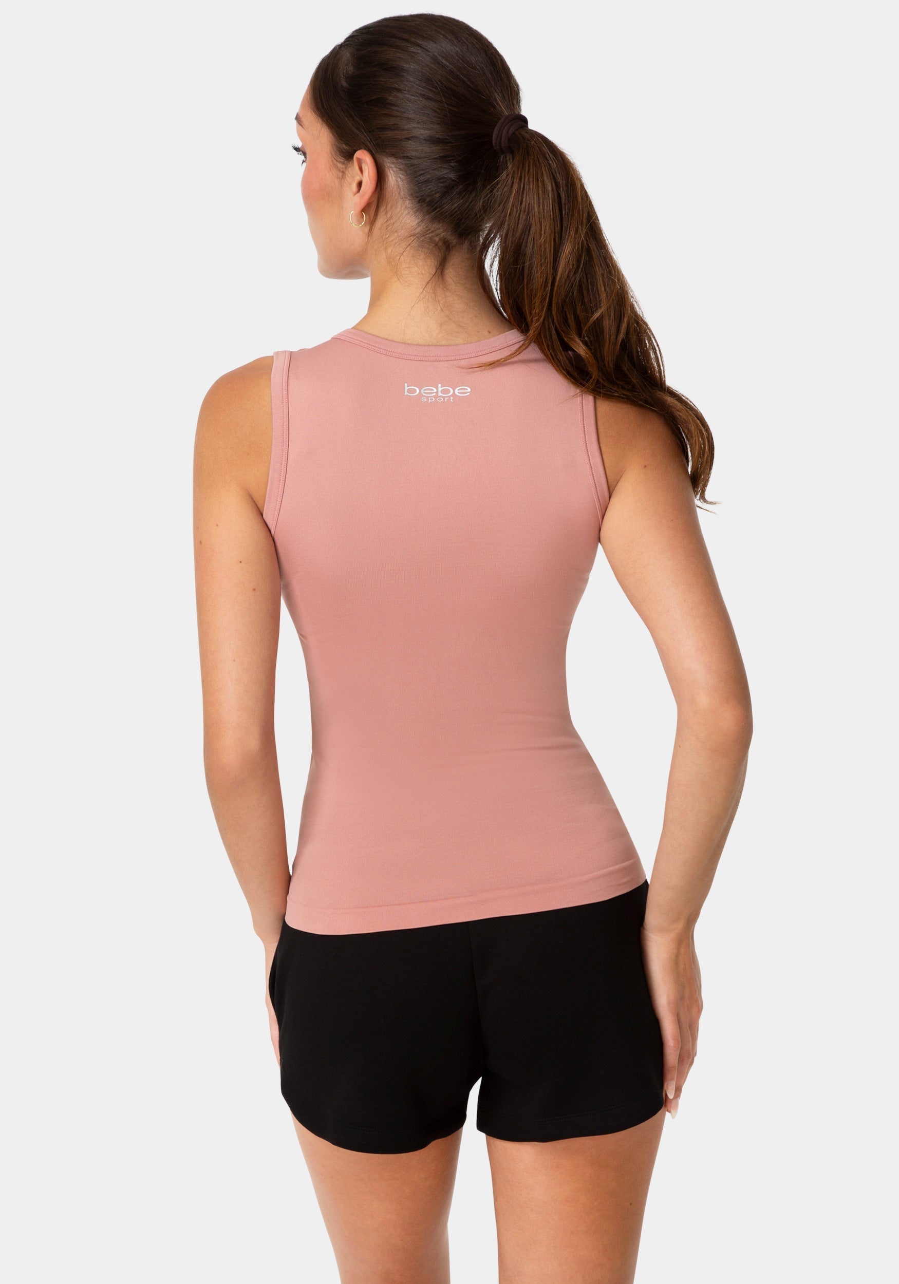 Double Front Seamless Tank With Foil Logo