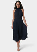 Sleeveless Pleated Dress