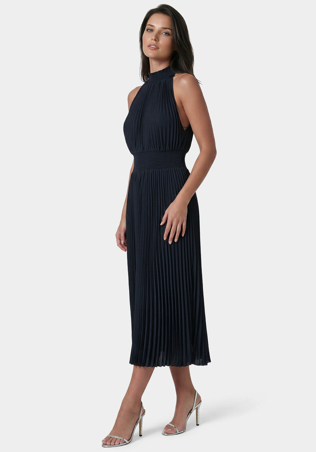 Sleeveless Pleated Dress