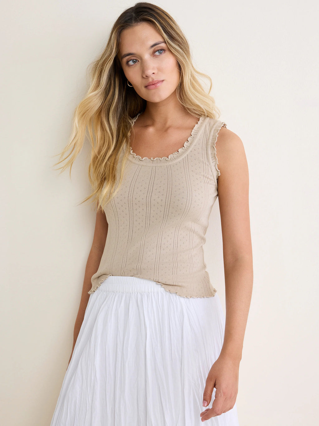 nz by NIC+ZOE Pointelle Rib Ella Tank
