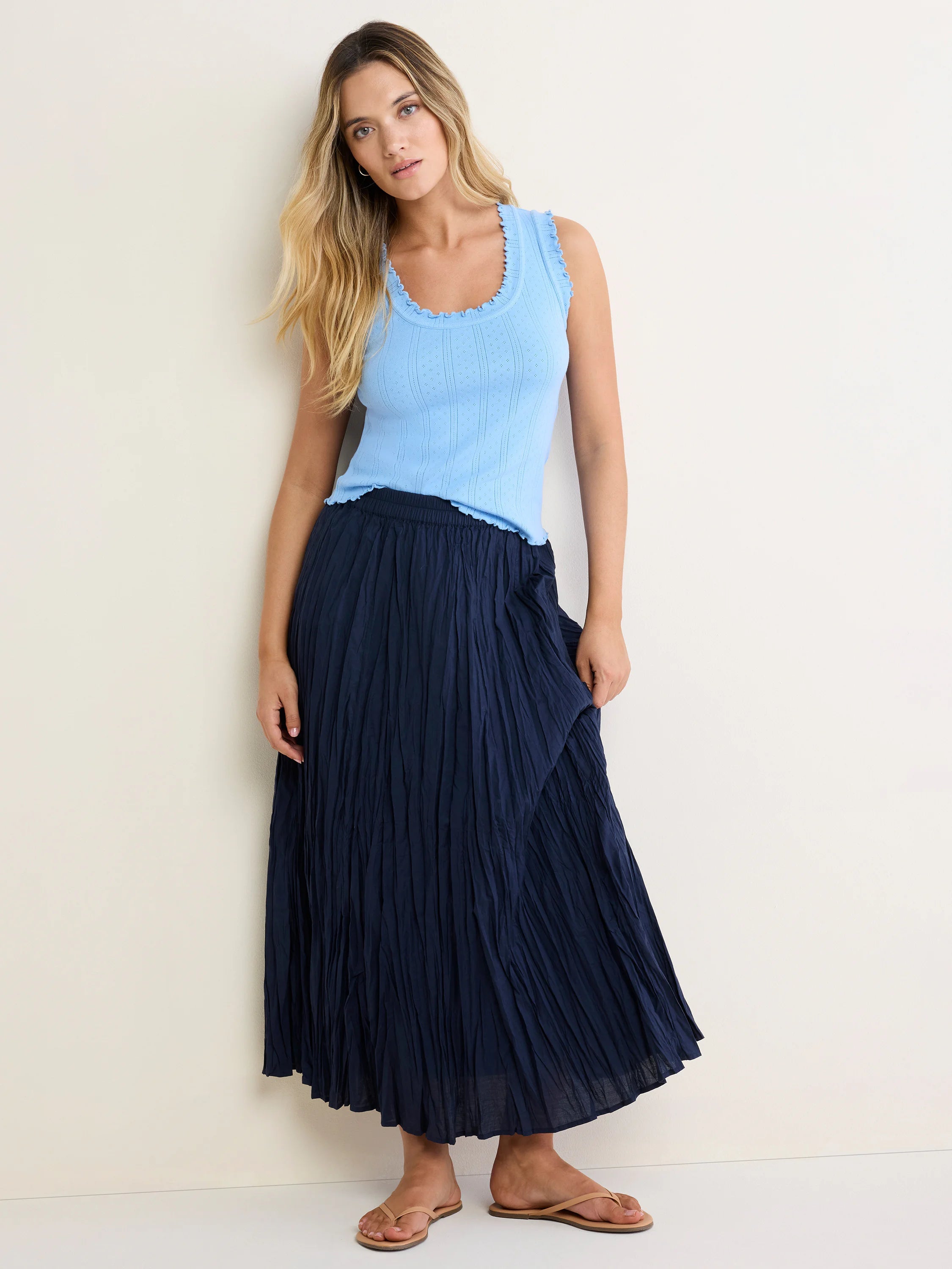 nz by NIC+ZOE Pointelle Rib Ella Tank