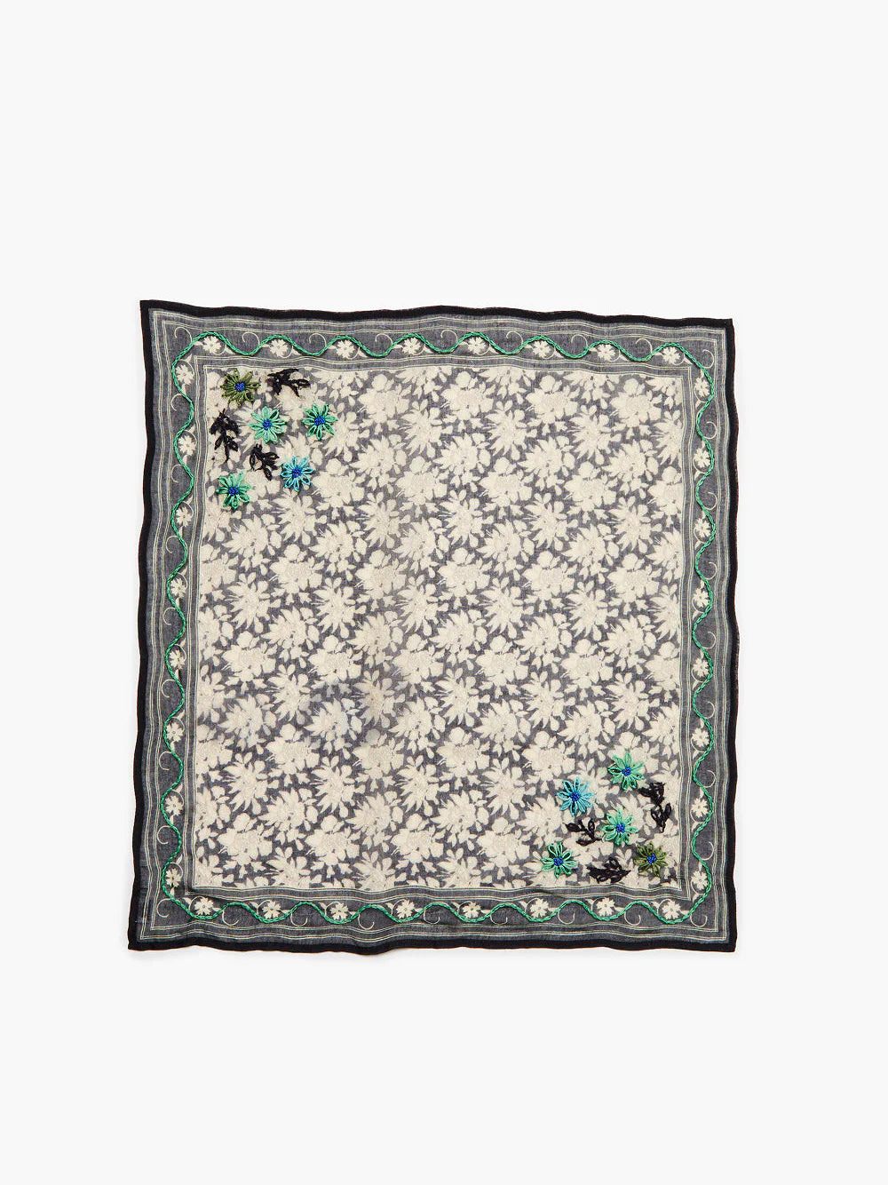 Chan Luu - Floral Lattice Print Bandana