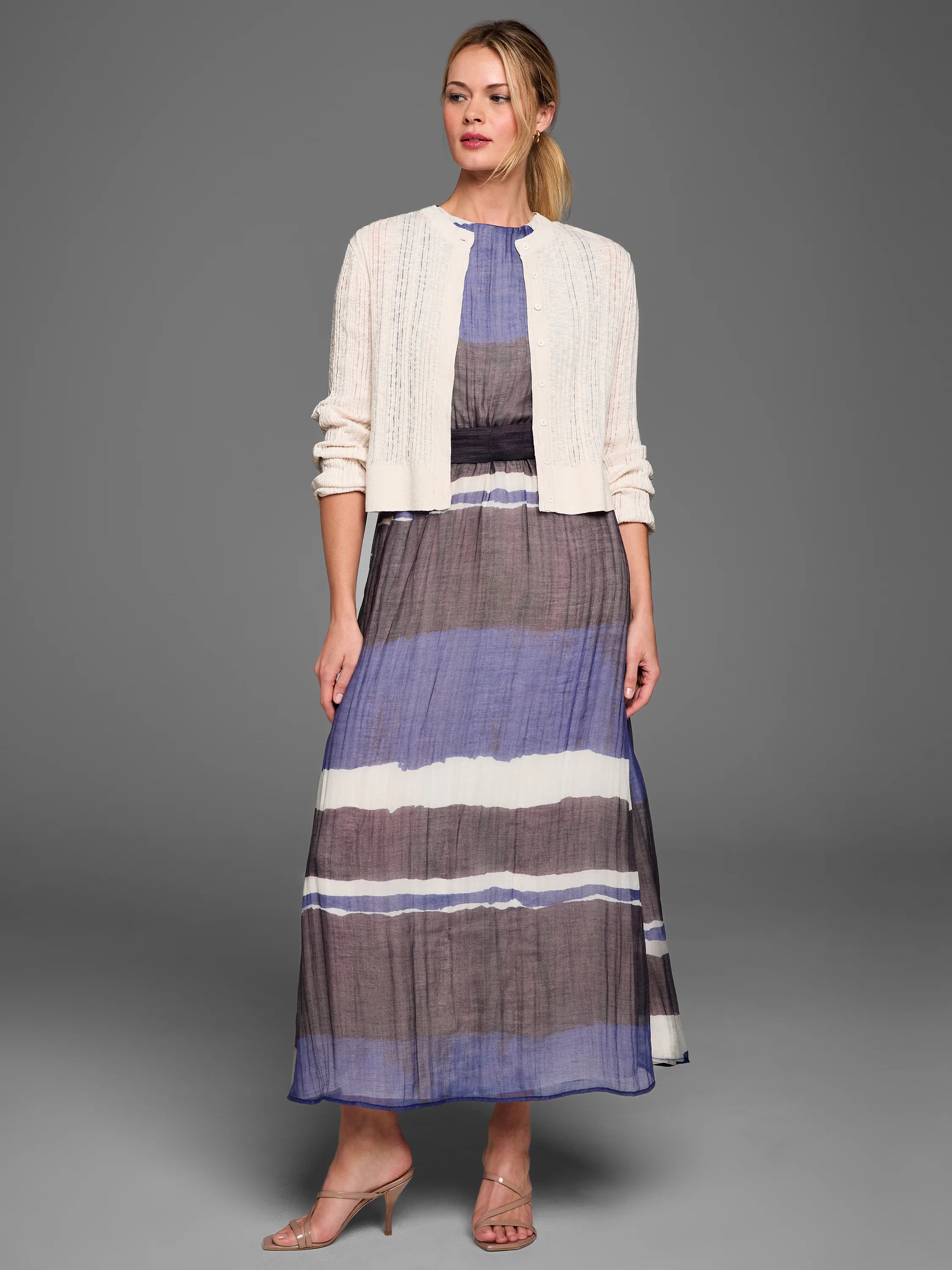 Gold Label Pointelle Stitch Cardigan