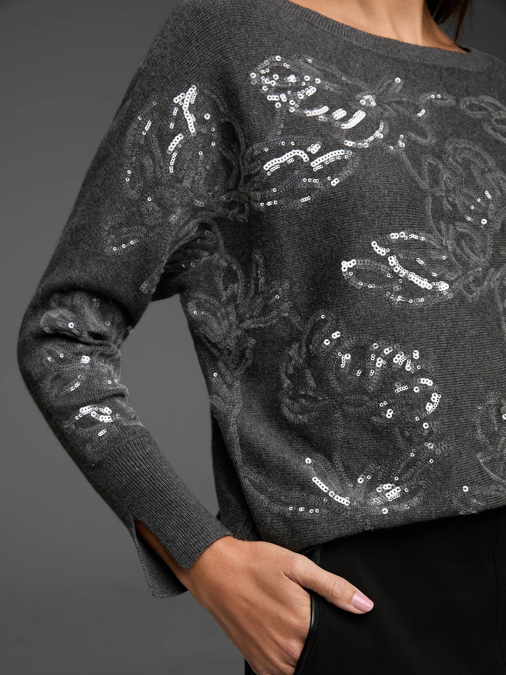 Gold Label Cotton Cashmere Silk Blend Sweater