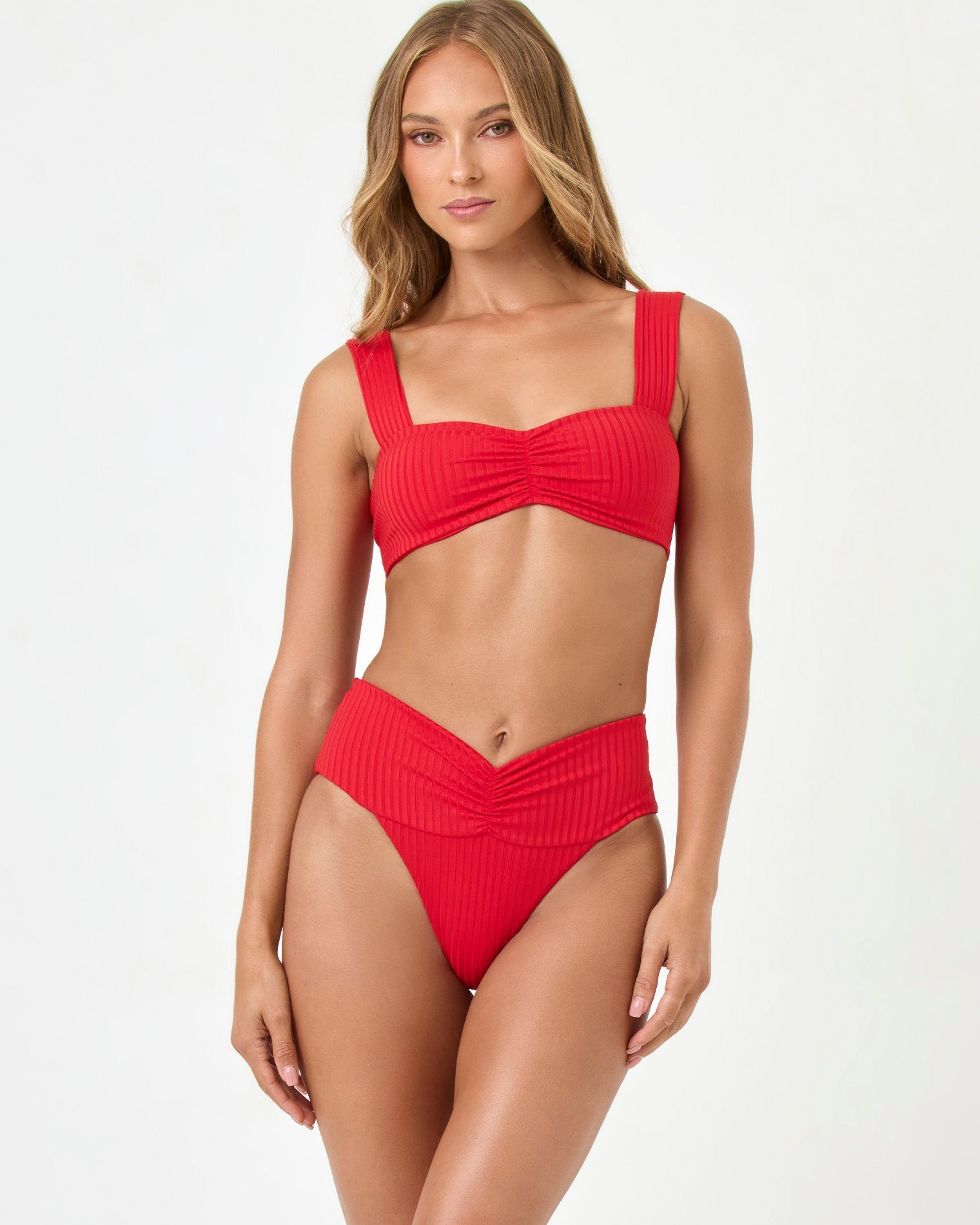 Bardot Bikini Bottom - Flame
