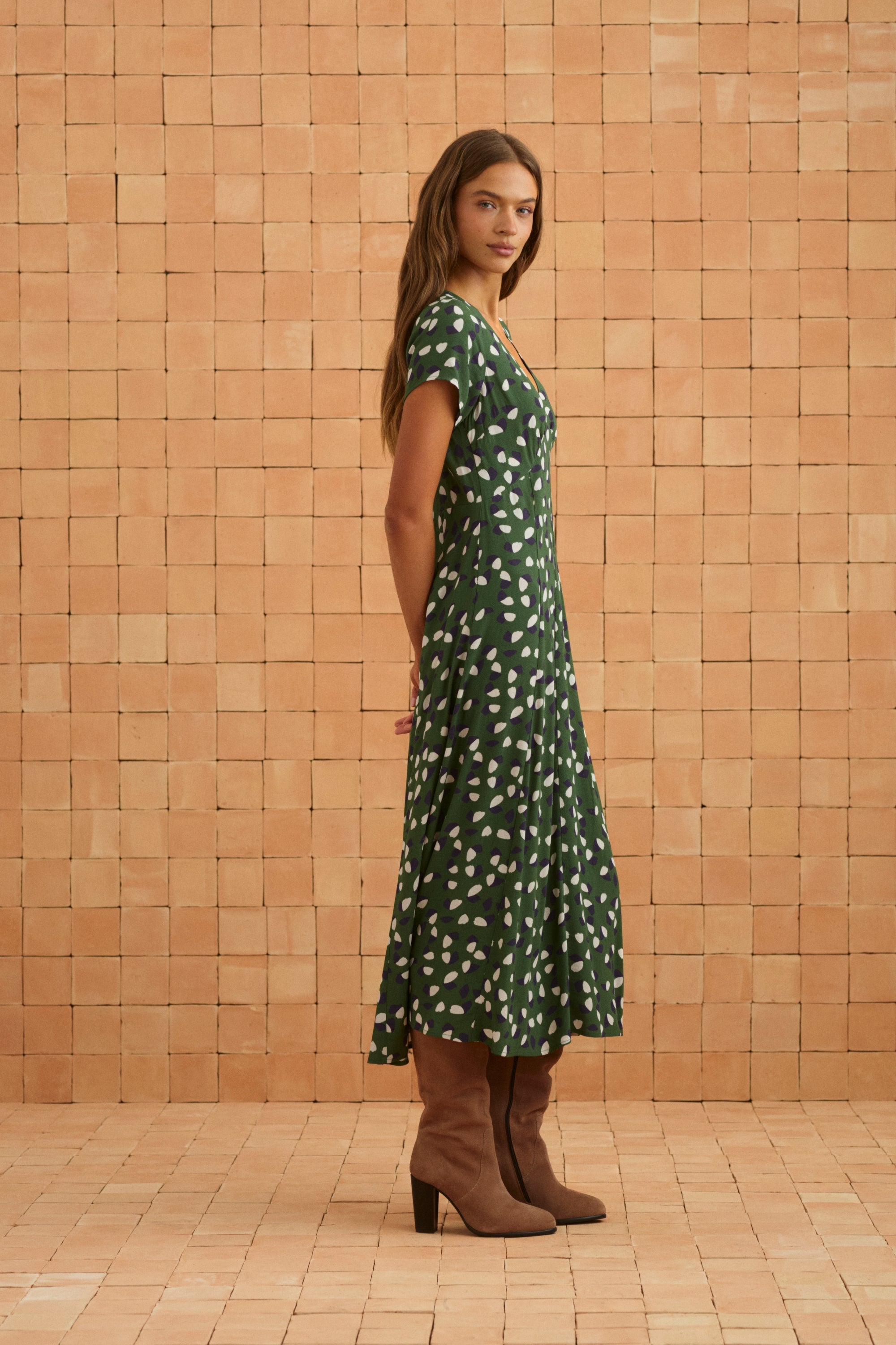 Elani Dress In Verbena