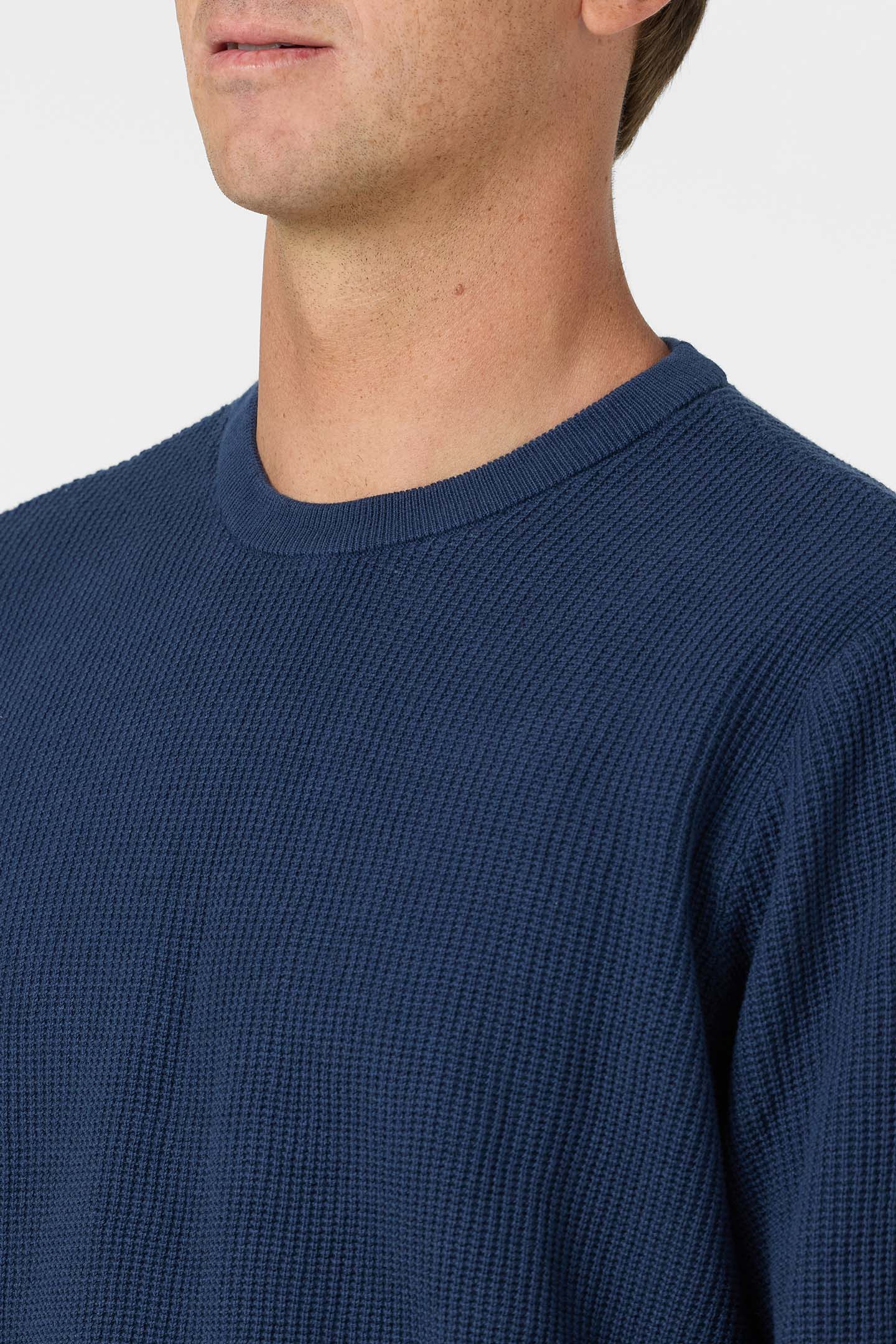O'Riginals Roscoe Waffle Long Sleeve Sweater