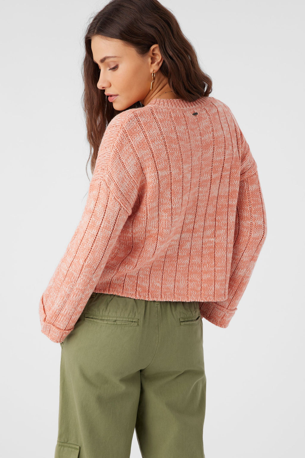 Oceanfront Henley Long Sleeve Sweater