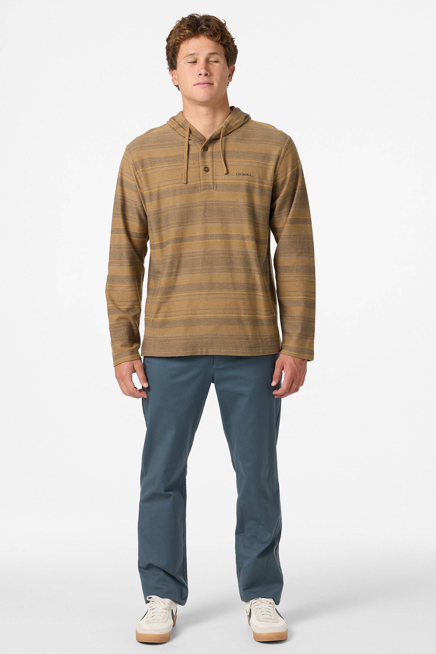 Bavaro Stripe Poncho Pullover Fleece