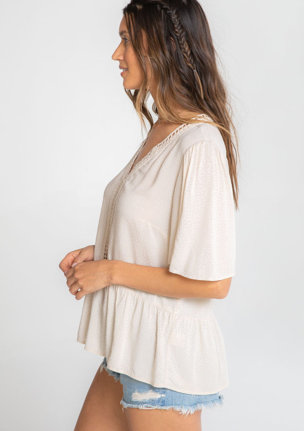 Sweet Nothings Lattice Trim Top