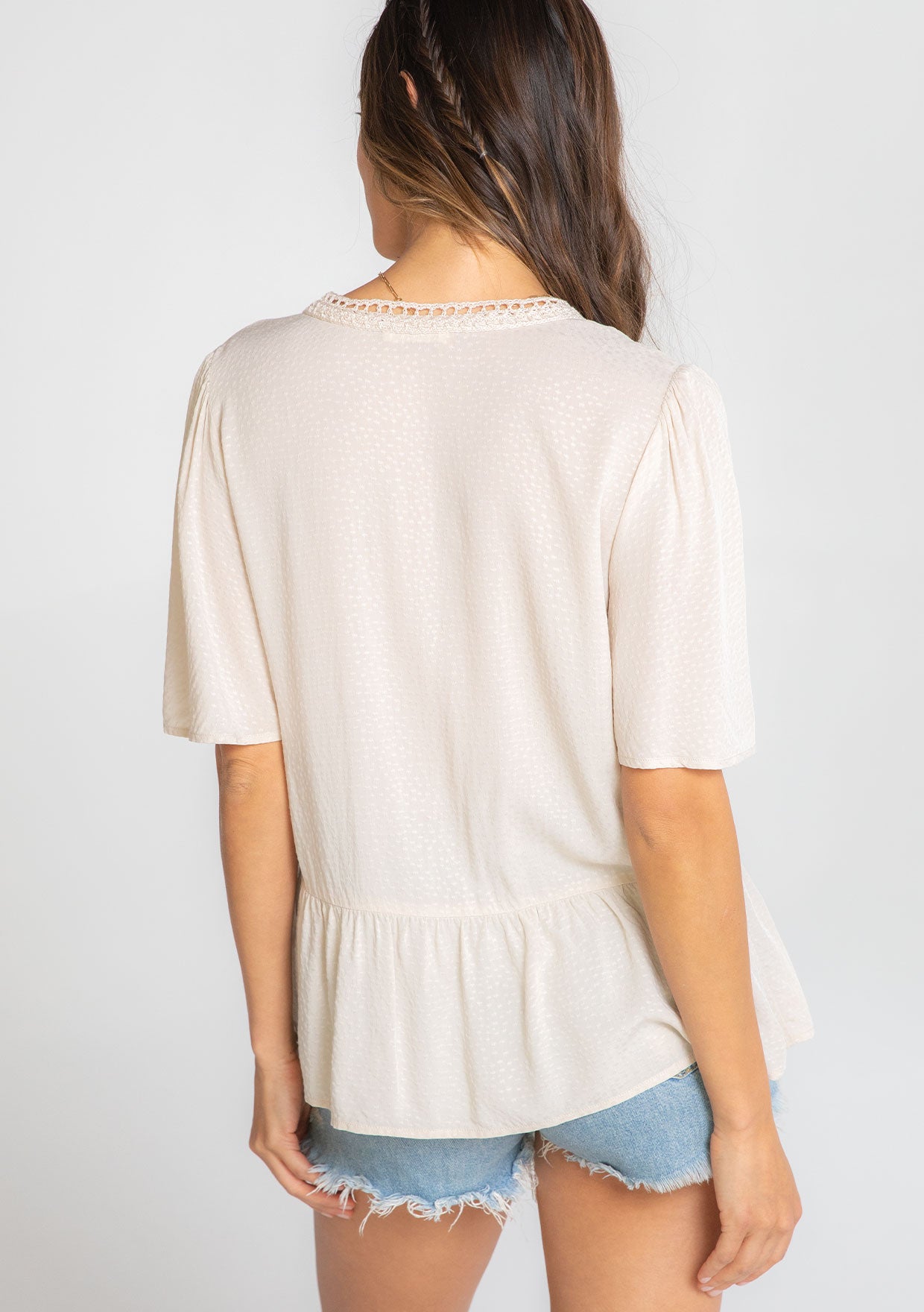Sweet Nothings Lattice Trim Top