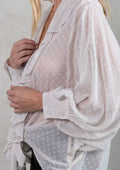 Celeste Chiffon Tie Front Top