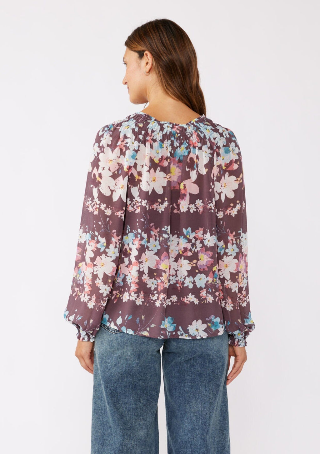 Nocturnal Petal Blouse