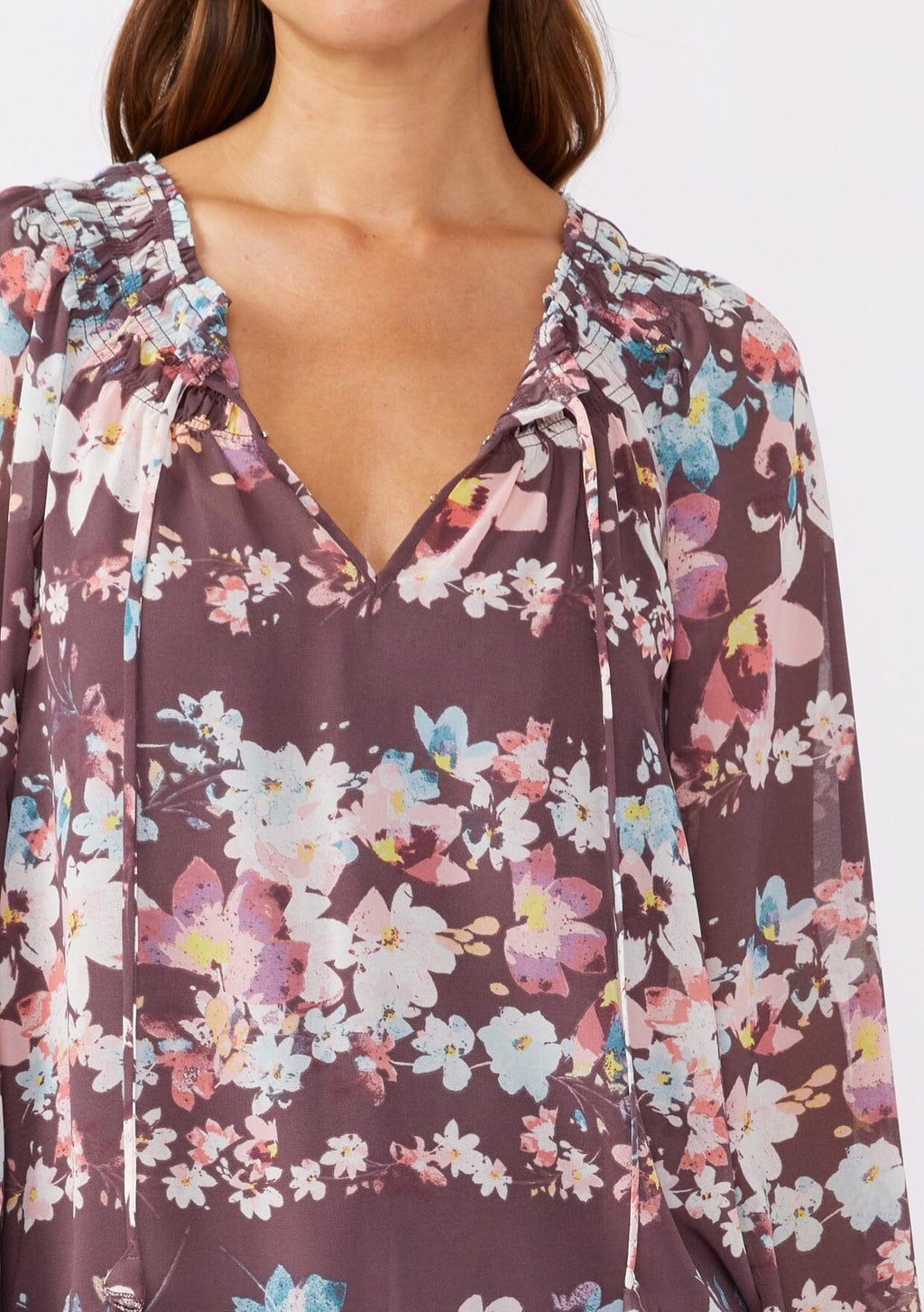 Nocturnal Petal Blouse