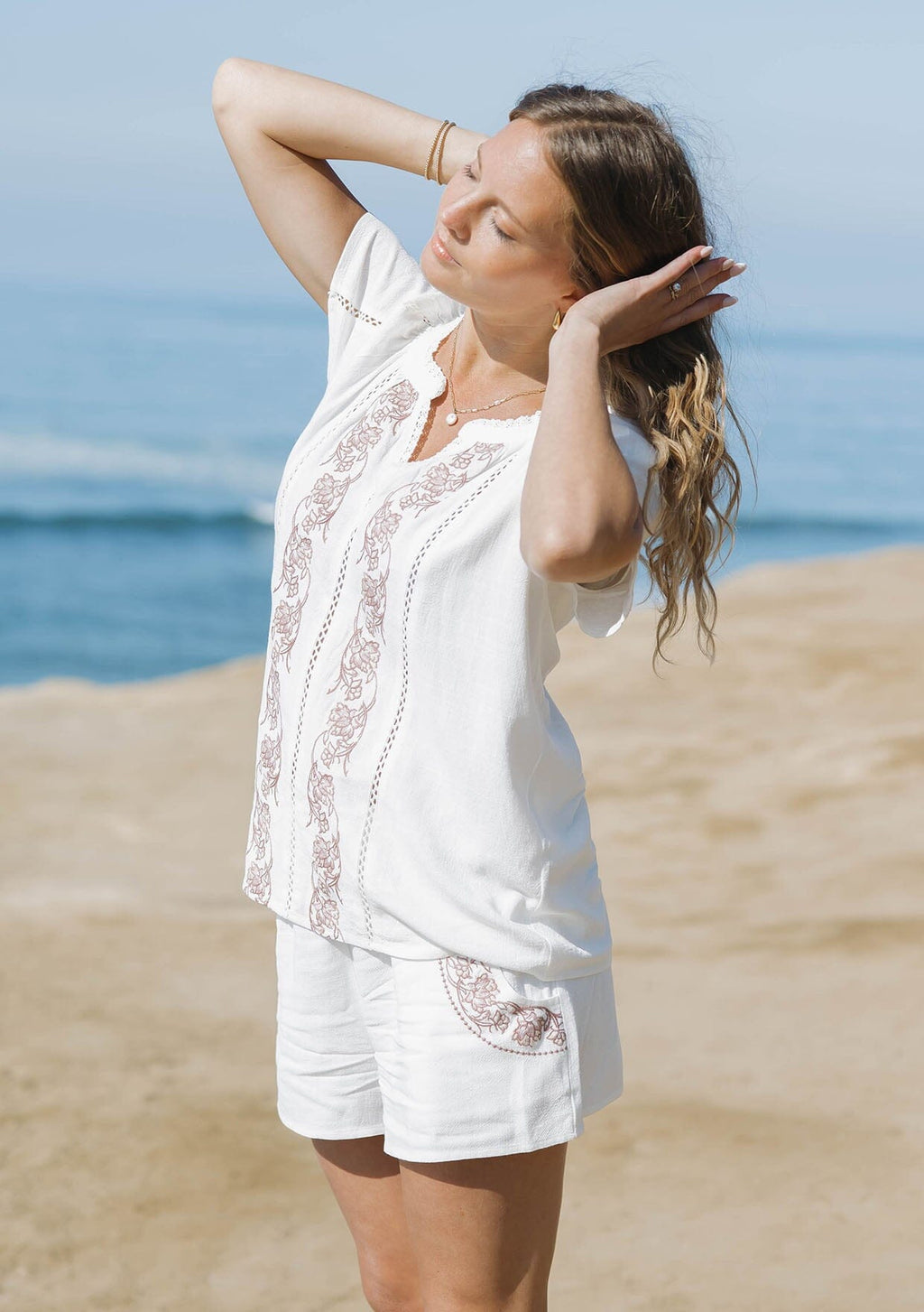 Rio Embroidered Top