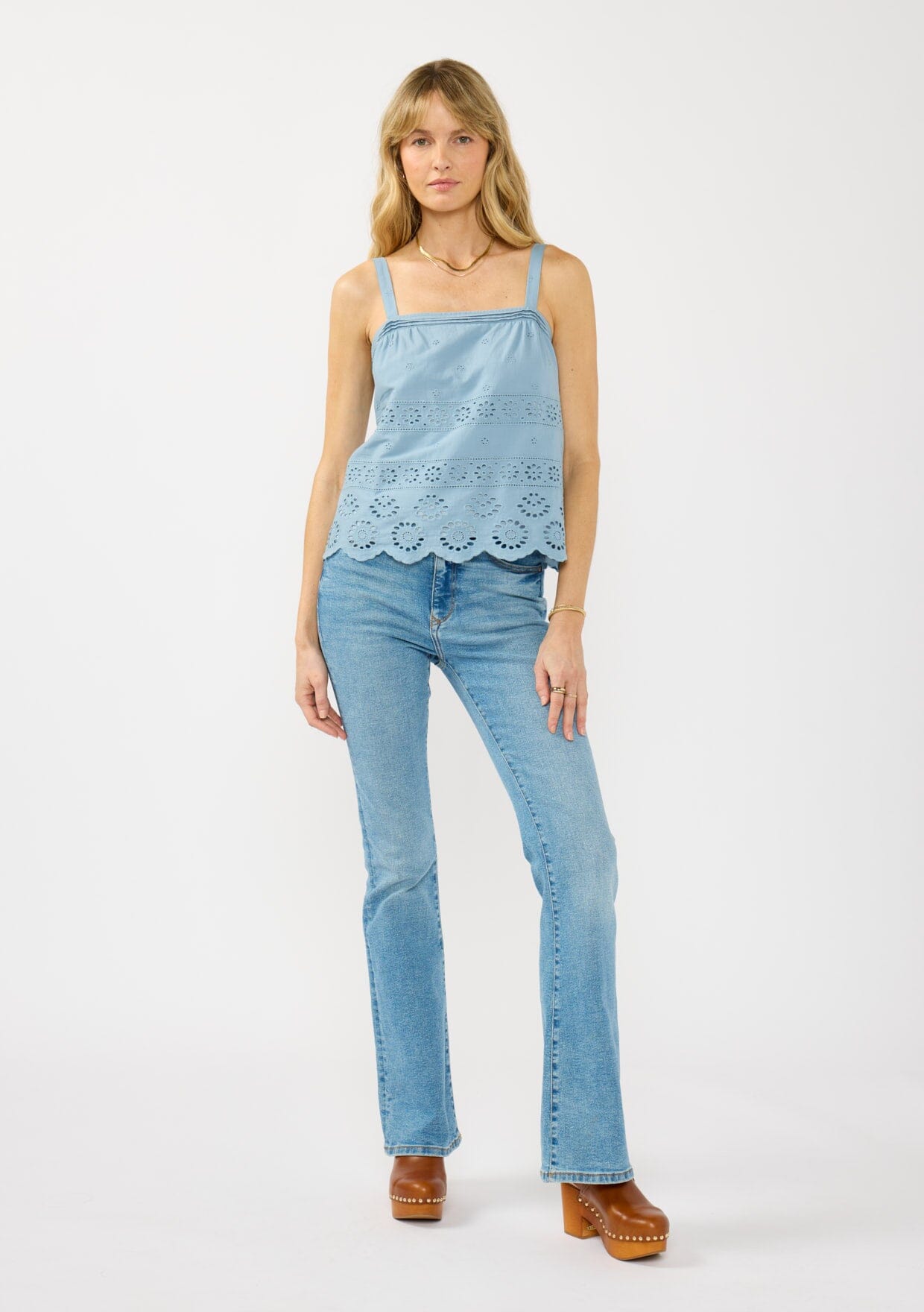 Leni Eyelet Tank Top