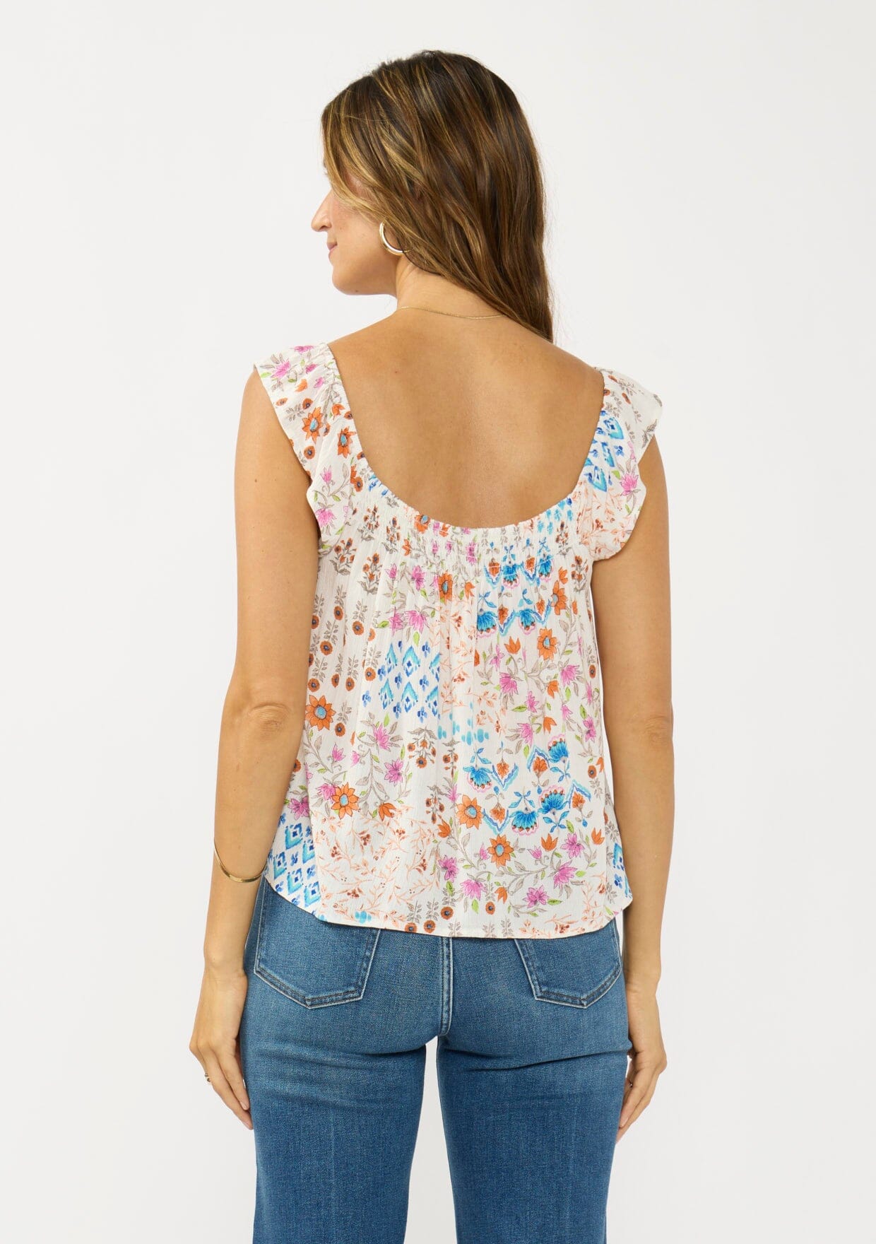 Calista Flutter Sleeve Top