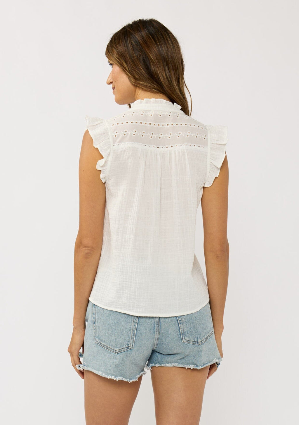 Jenny Button Front Top