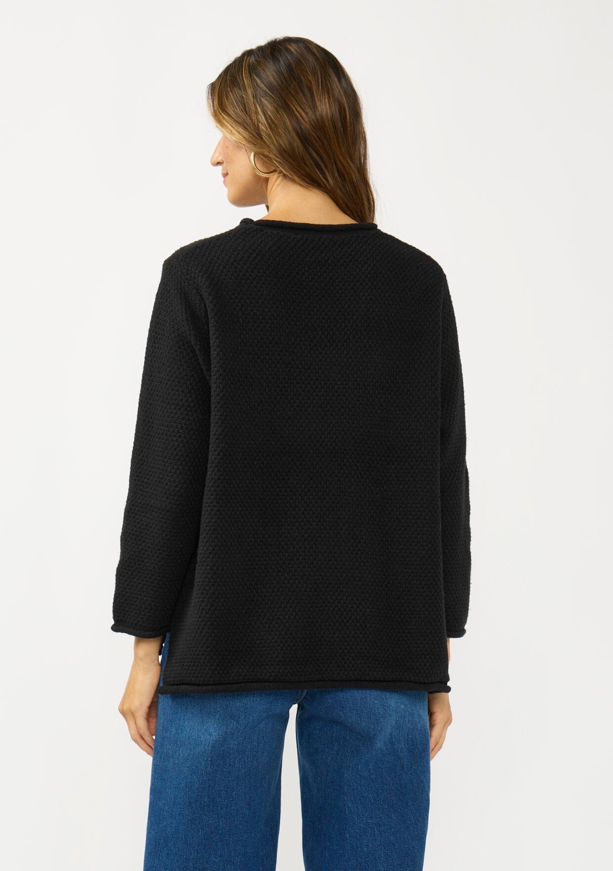 Honeycomb Rollneck Sweater