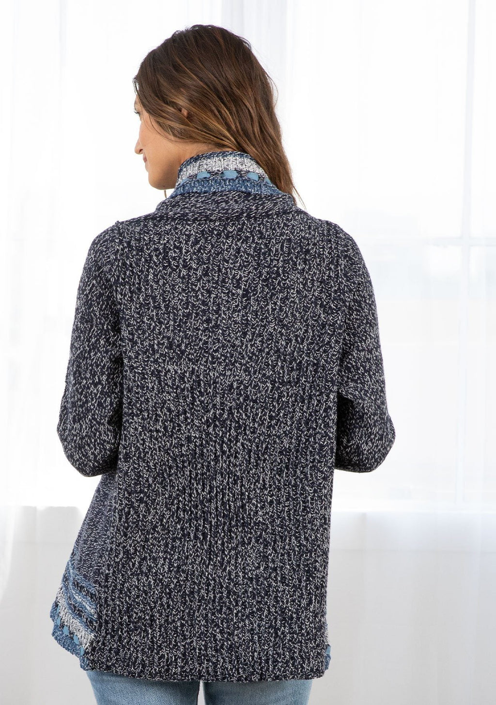 Micki Melange Knit Cardigan