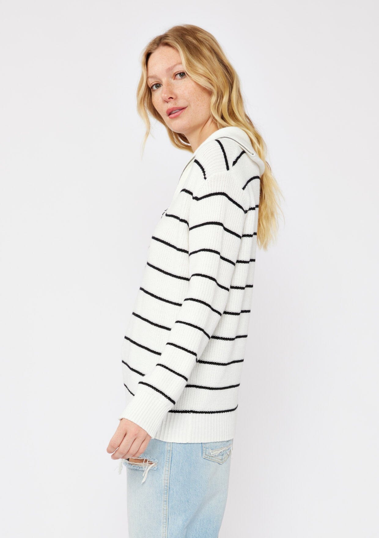 Metro Stripe Sweater