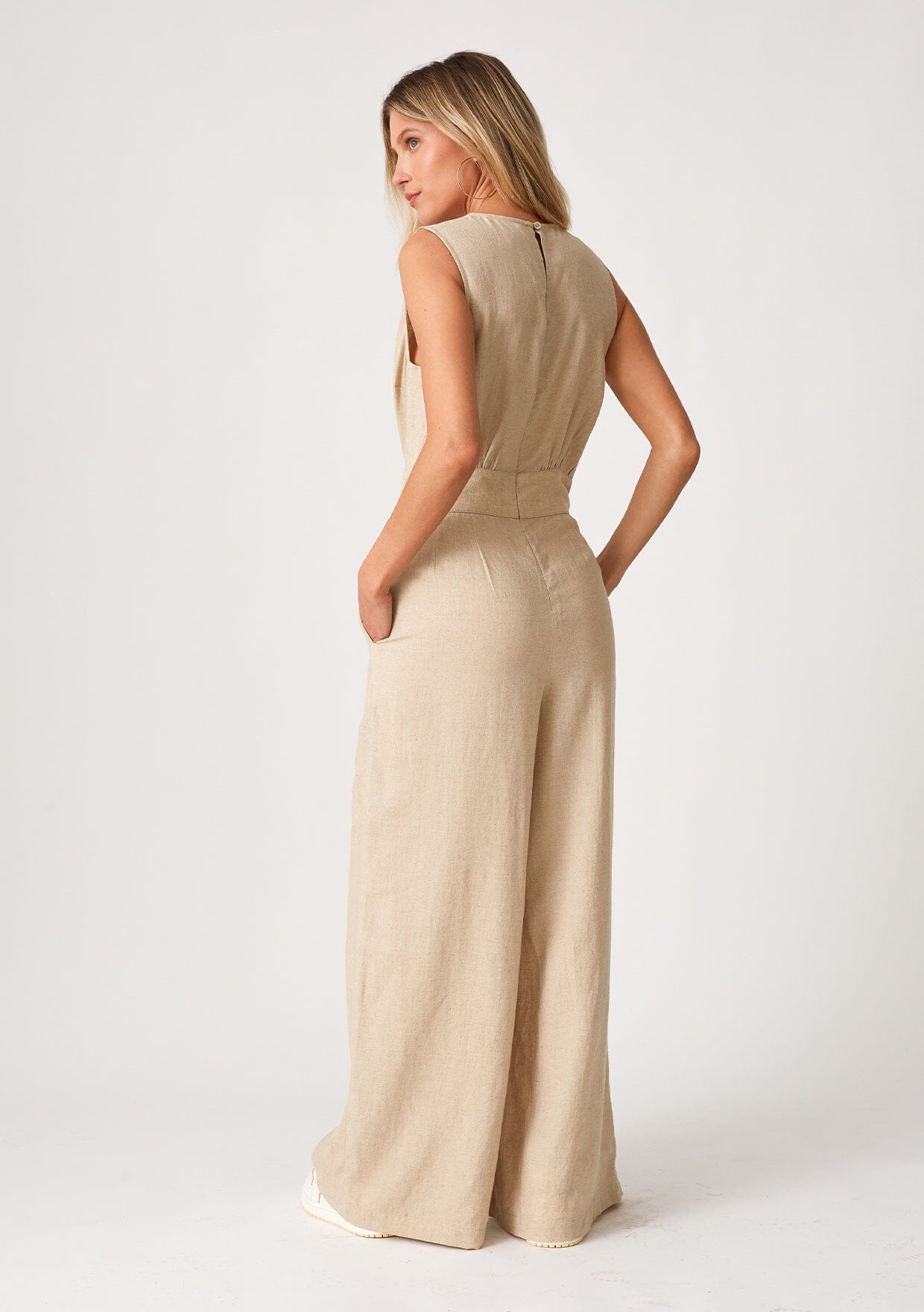 Panama Linen Jumpsuit