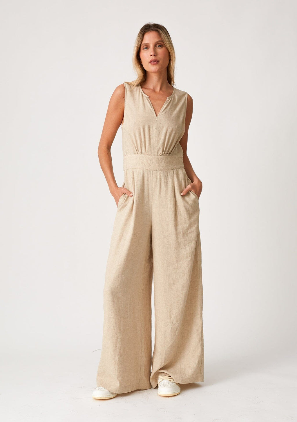 Panama Linen Jumpsuit