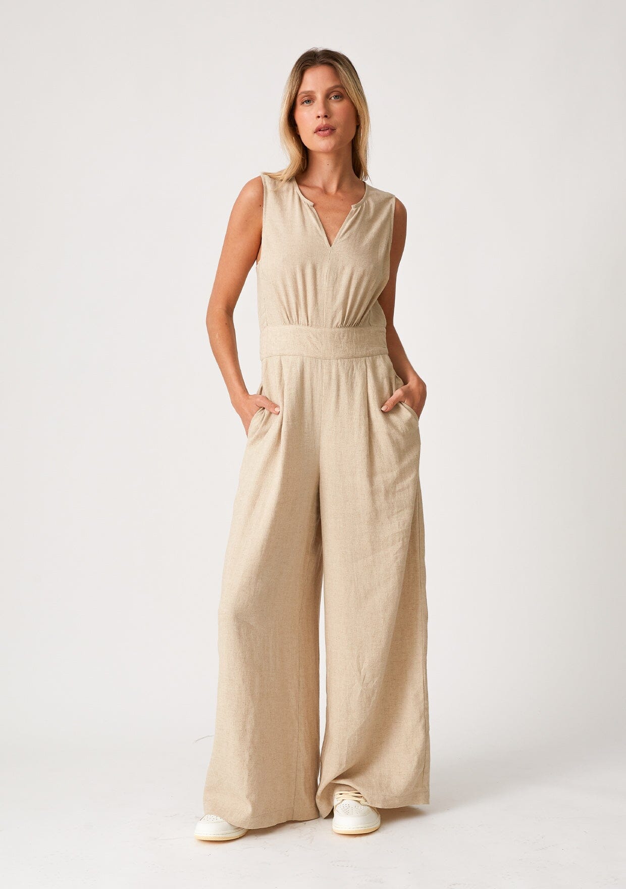 Panama Linen Jumpsuit