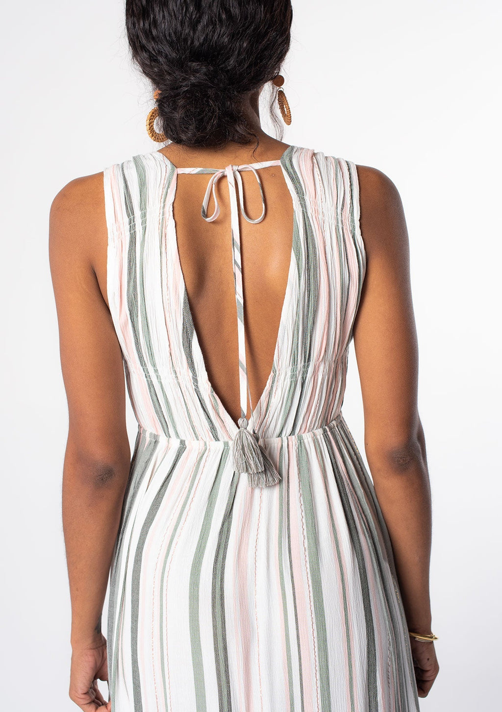 Shine On Striped Maxi Dress