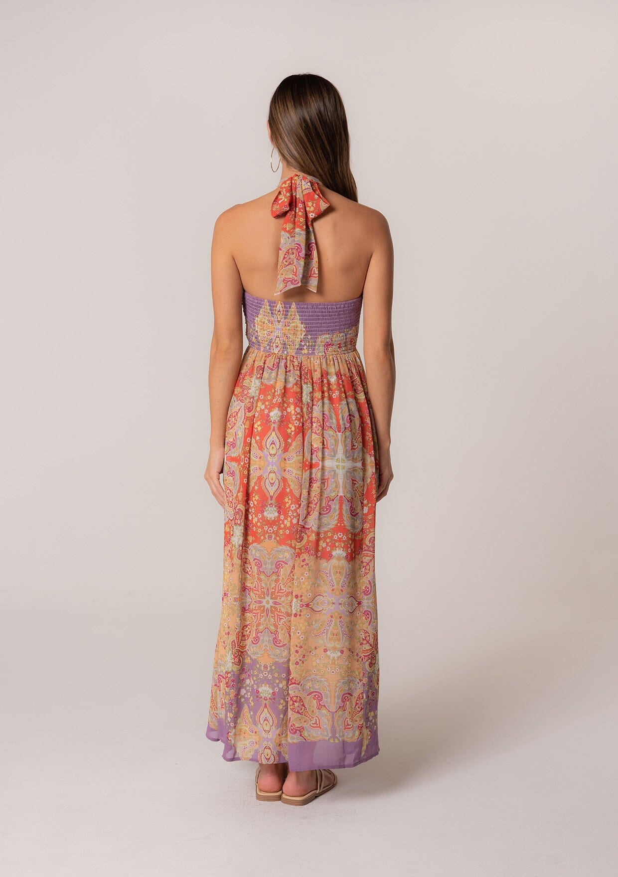 Livna Halter Maxi Dress