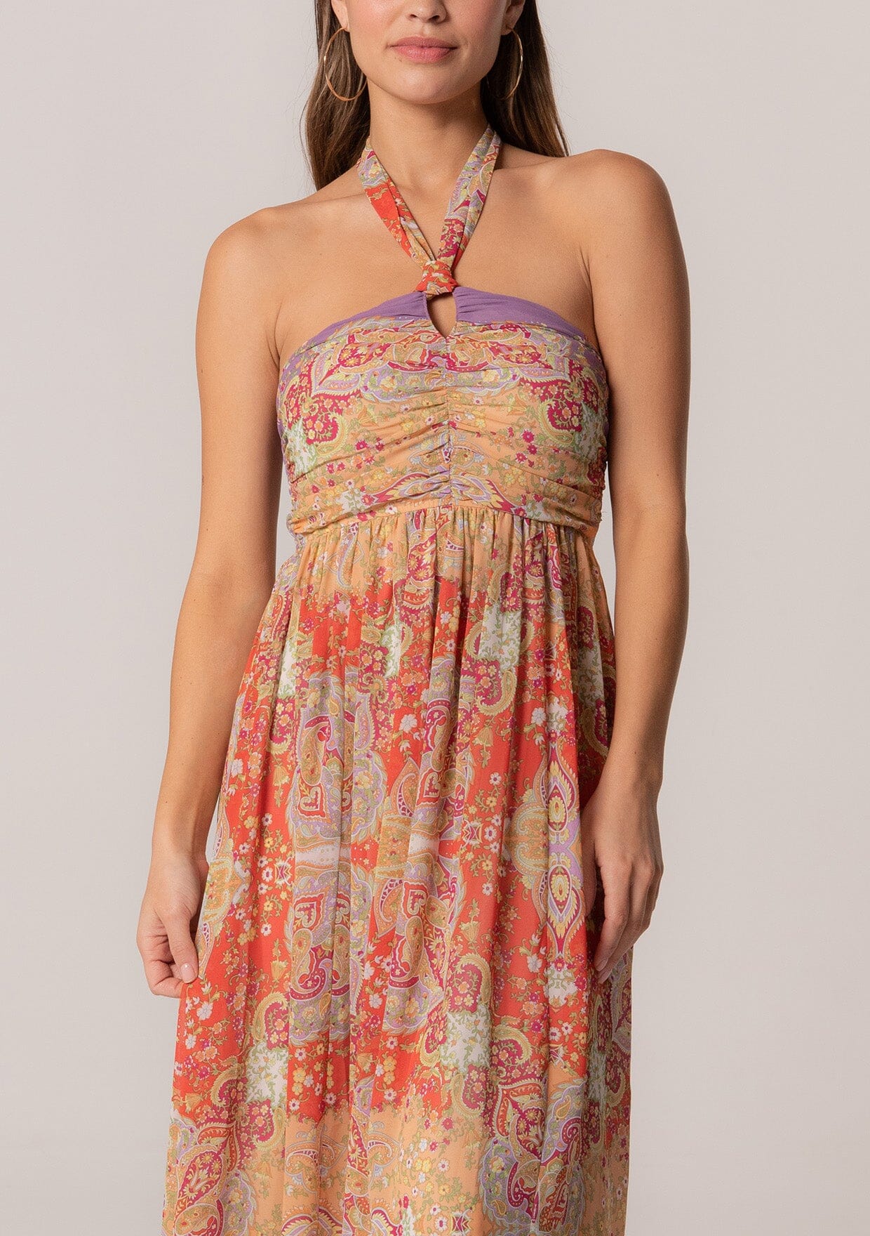Livna Halter Maxi Dress