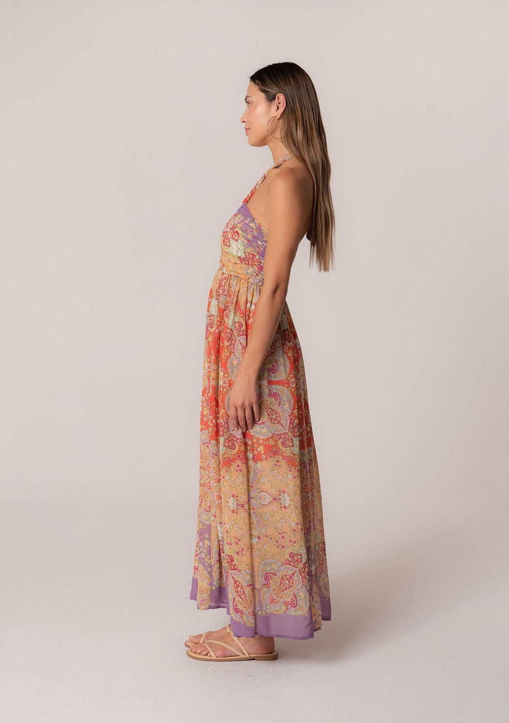 Livna Halter Maxi Dress