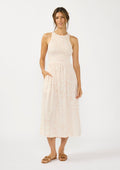 Misa Smocked Midi Dress