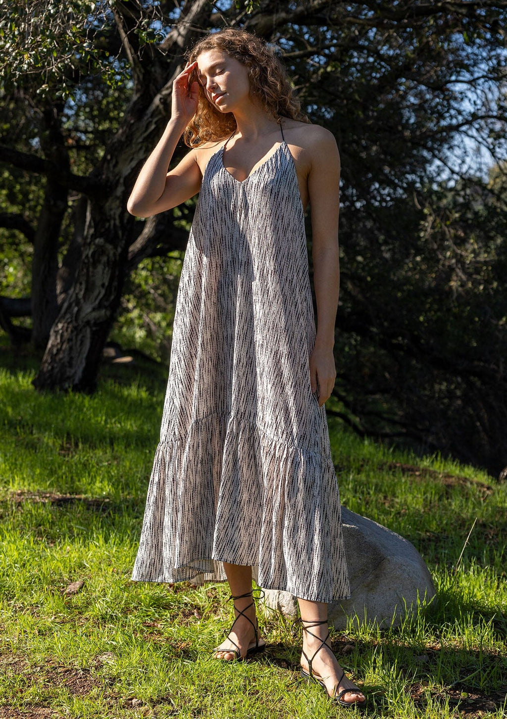 Mindy Backless Maxi Dress