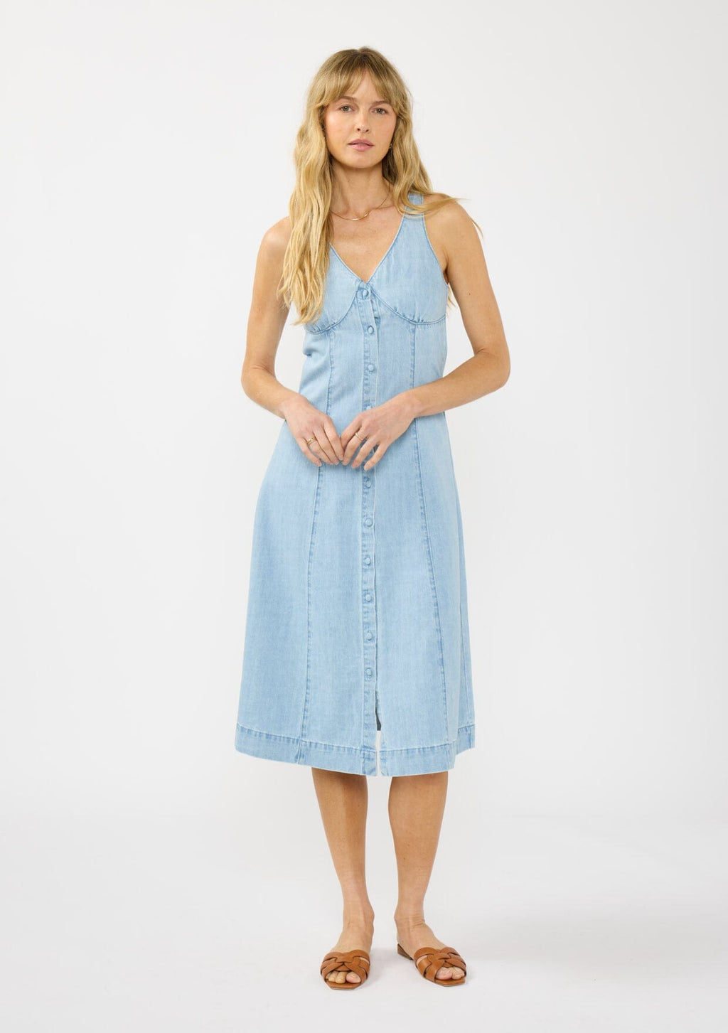 Kara Denim Midi Dress