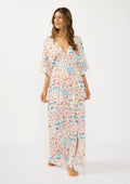 Calista Kimono Sleeve Maxi Dress